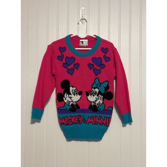 Vintage Kids Mickey & Friends by Jet Set Sweater - Picture 1 of 2